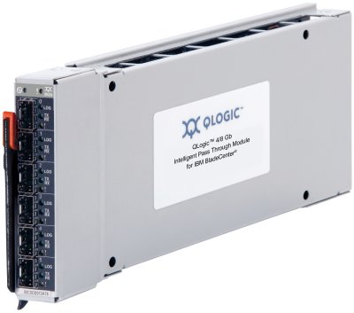 QLogic 4/8 Gb Intelligent Pass-thru Module for BladeCenter