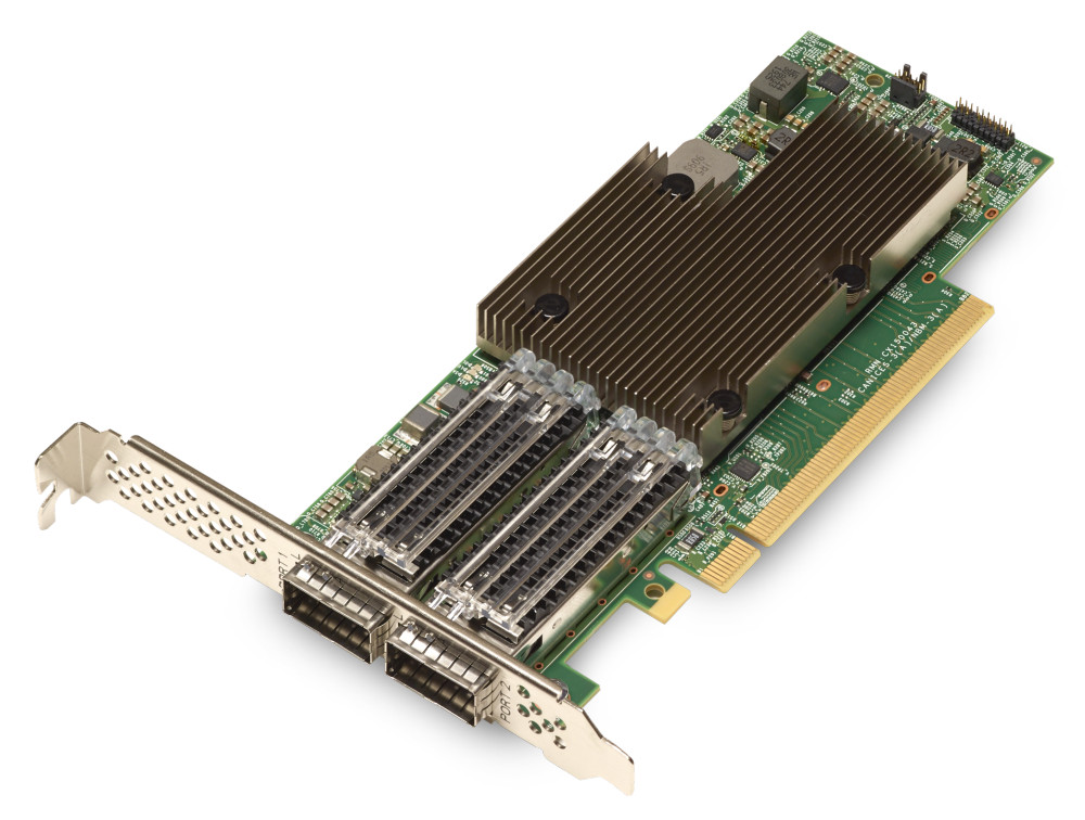 ThinkSystem Broadcom 57508 100GbE QSFP56 2-port PCIe 4 Ethernet Adapter