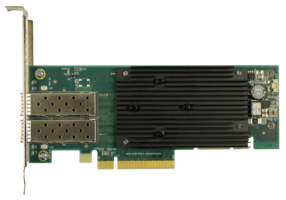 Solarflare X2522-Plus 10/25GbE SFP28 2-Port PCIe Ethernet Adapter