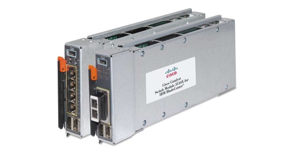 Cisco Catalyst Switch Modules 3110G and 3110X for BladeCenter 